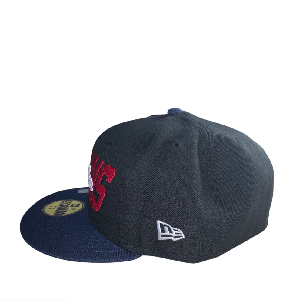 New Era NFL Houston Texans Fitted Hat SidePatch with gray Undervisor two tone - Picture 2 of 5
